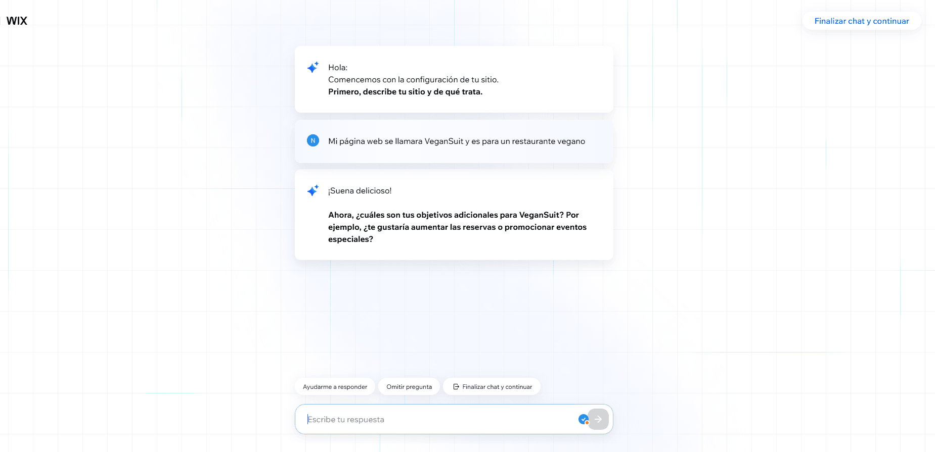 imagen wix crear páginas web con ia