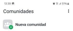 Imagen paso 2 crear comunidad de whatsapp