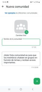 imagen crear comunidad de whatsapp