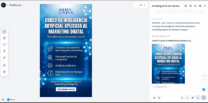 Imagen diseño cartel generado por Lovart ai