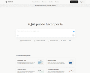 Imagen interfaz Manus AI