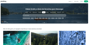 Imagen plataforma video libre de derechos
