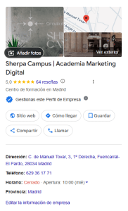 Imagen perfil google my bussines