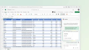 Imagen Copilot integración de excel 