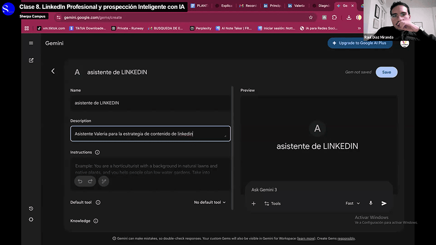 Sesión 3 · Prospección en LinkedIn con IA