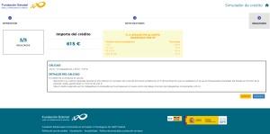 Paso 2 Simulador crédito fundae